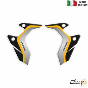 RADIATOR COVERS STICKERS RESINED YELLOW FITS BMW R 1250 GS 2019-2019