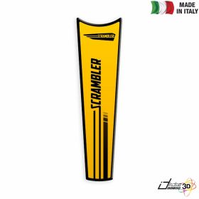 TANKSCHUTZ AUFKLEBER BEHARZTE GELB FUR DUCATI SCRAMBLER 800 ICON 2015-2018