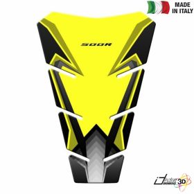 TANK PAD STICKER RESINED YELLOW FITS HONDA CBR 500 R 2013-2017
