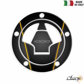 FUEL CAP STICKER RESINED YELLOW FITS KAWASAKI VERSYS 1000 2016-2018