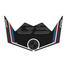 Adesivo 3D cupolino IRIDEA DESIGN nero rosso blu