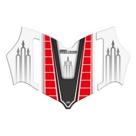 PROTEZIONE CUPOLINO LINEAR BIANCO ROSSO