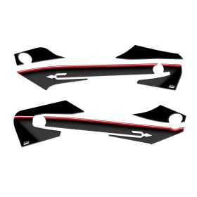 PROTEZIONE FIANCHI INTERMEDI CARBON ROSSO