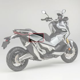 PROTEZIONE FIANCHI POSTERIORE CARBON ROSSO
