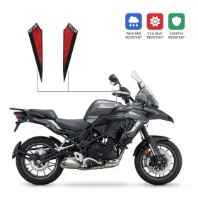 3D side stickers IRIDEA DESIGN carbon red