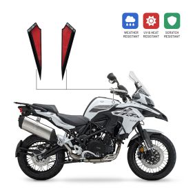 ADESIVI 3D LATERALI IRIDEA DESIGN CARBON ROSSO