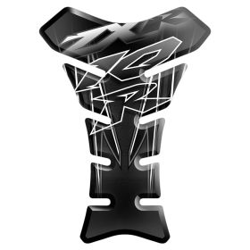 AUFKLEBER TANKSCHUTZ BEHARZTE SCHWARZ SILBER FITS KAWASAKI ZX-10R NINJA 1000