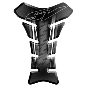 TANKSCHUTZ AUFKLEBER BEHARZTE SCHWARZ SILBER FITS SUZUKI SV 1000 S 650 S