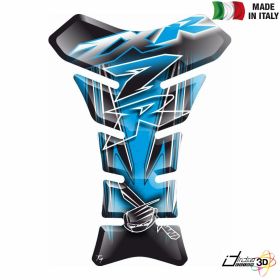 TANKSCHUTZ AUFKLEBER BEHARZTE BLAU SCHWARZ FITS KAWASAKI ZX-7R NINJA 750
