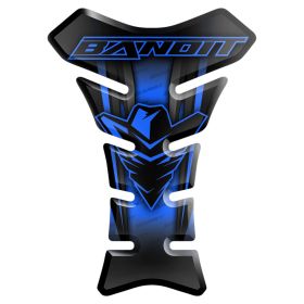 TANKSCHUTZ AUFKLEBER BEHARZTE BLAU SCHWARZ FITS SUZUKI BANDIT GSF 600 650