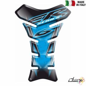 ADHESIF PROTEGE RESERVOIR RESINE BLEU NOIR FITS KAWASAKI ER6N ER6F 650 2009 2016