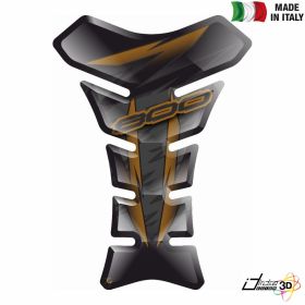 TANKSCHUTZ AUFKLEBER BEHARZTE GOLD SCURO FITS KAWASAKI Z 800 Z800 2013 2016