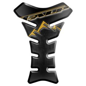 PROTEGE RESERVOIR ADHESIF RESINE 3D OR NOIR FITS HONDA TRANSALP 650 700