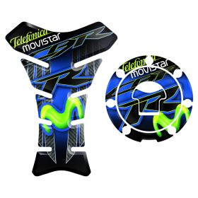 ADHESIFS RESINE 3D RESERVOIR + BOUCHON MOVI FITS HONDA CBR 600 RR 2005 2009