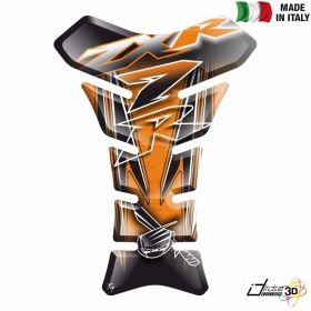 PROTEGE RESERVOIR ADHESIF RESINE ORANGE NOIR FITS KAWASAKI ZX-7R NINJA 750