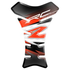 TANK PAD ANTI SCRATCH RESINED STICKER ORANGE WHITE FITS KTM RC 200 RC 390