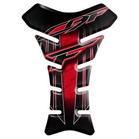 PROTEGE RESERVOIR ADHESIF RESINE 3D ROUGE NOIR FITS HONDA CBF 125 CB 125 F