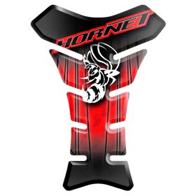 PROTEGE RESERVOIR ADHESIF RESINE 3D ROUGE NOIR FITS HONDA HORNET CB 900 600