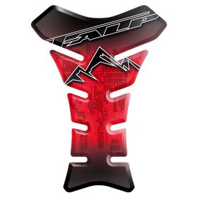 TANK PAD ANTI SCRATCH RESINED STICKER RED BLACK FITS HONDA TRANSALP 650 700