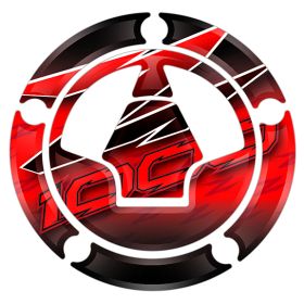 FUEL CAP ANTI SCRATCH RESINED STICKER RED BLACK FITS KAWASAKI Z 1000 2010 2013