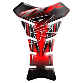 STICKER TANK PAD ANTI SCRATCH RESINED RED BLACK FITS KAWASAKI ZX-7R NINJA 750