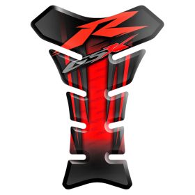 TANK PAD ANTI SCRATCH RESINED STICKER RED BLACK FITS SUZUKI GSX-R 600 750 1000