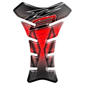 TANK PAD RESINED STICKER RED BLACK FITS YAMAHA FZ8 FAZER 800 2010 2015