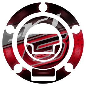 FUEL CAP ANTI SCRATCH RESINED STICKER RED GREY FITS YAMAHA XJ6 600 2009 2015