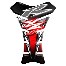 TANK PAD ANTI SCRATCH RESINED STICKER RED WHITE FITS YAMAHA YZF THUNDERCAT 600
