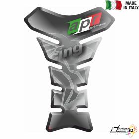 TANK PAD ANTI SCRATCH RESINED 3D STICKER GREY FITS APRILIA RSV 4 R 1000