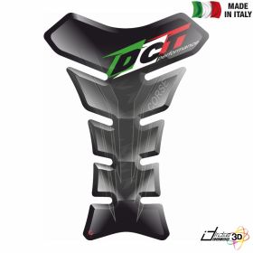 TANK PAD ANTI SCRATCH RESINED STICKER GREY ITALY FITS DUCATI 848 1098 1099 748