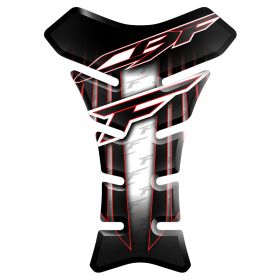 TANK PAD ANTI SCRATCH RESINED STICKER WHITE RED FITS HONDA CBF 125 CB 125 F