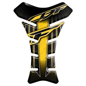 PROTEGE RESERVOIR ADHESIF RESINE 3D JAUNE NOIR FITS HONDA CBF 1000 2006 2014