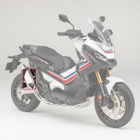 PROTEZIONE MARMITTA CARBON ROSSO