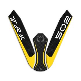 ADESIVO 3D PARAFANGO IRIDEA DESIGN CARBON GIALLO