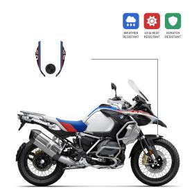Adesivo 3D parafango IRIDEA DESIGN nero rosso blu