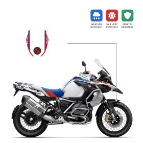 Adesivo 3D parafango IRIDEA DESIGN rosso blu