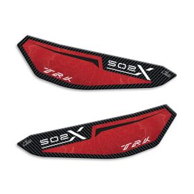 ADESIVI 3D PARAMANI IRIDEA DESIGN CARBON ROSSO