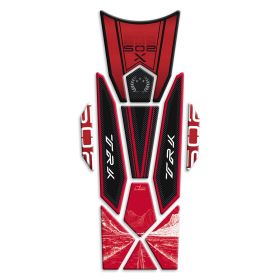 Protection 3D réservoir IRIDEA DESIGN rouge carbone