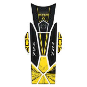 Protection 3D réservoir IRIDEA DESIGN jaune carbone