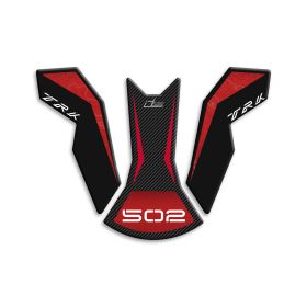ADESIVO 3D PARAFANGO SLIM IRIDEA DESIGN CARBON ROSSO