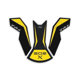 ADESIVO 3D PARAFANGO SLIM IRIDEA DESIGN CARBON GIALLO