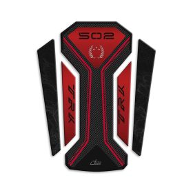 Protection 3D réservoir slim IRIDEA DESIGN rouge carbone