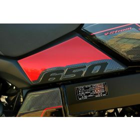 ADESIVI RESINATI PROTEZIONI LATERALI 3D SUZUKI V-STROM 650 2017-2018 - ROSSO