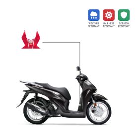 Adesivo 3D retroscudo IRIDEA DESIGN rosso