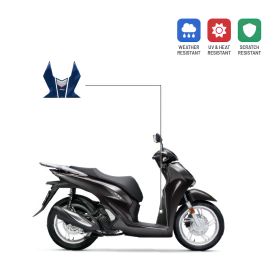 Adesivo 3D retroscudo IRIDEA DESIGN blu