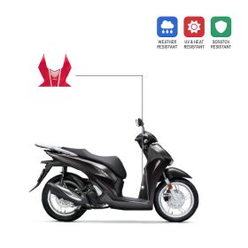 Adesivo 3D retroscudo IRIDEA DESIGN rosso