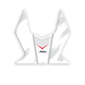 Adesivo 3D retroscudo IRIDEA DESIGN bianco