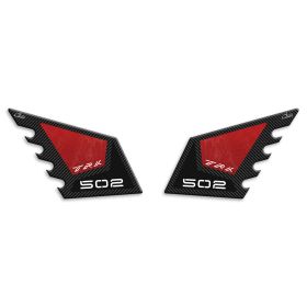 ADESIVI 3D LATO SERBATOIO IRIDEA DESIGN CARBON ROSSO