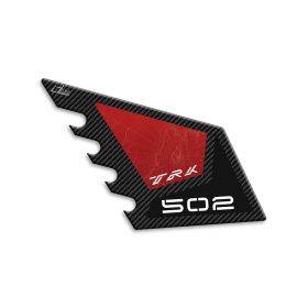 ADESIVI 3D LATO SERBATOIO IRIDEA DESIGN CARBON ROSSO